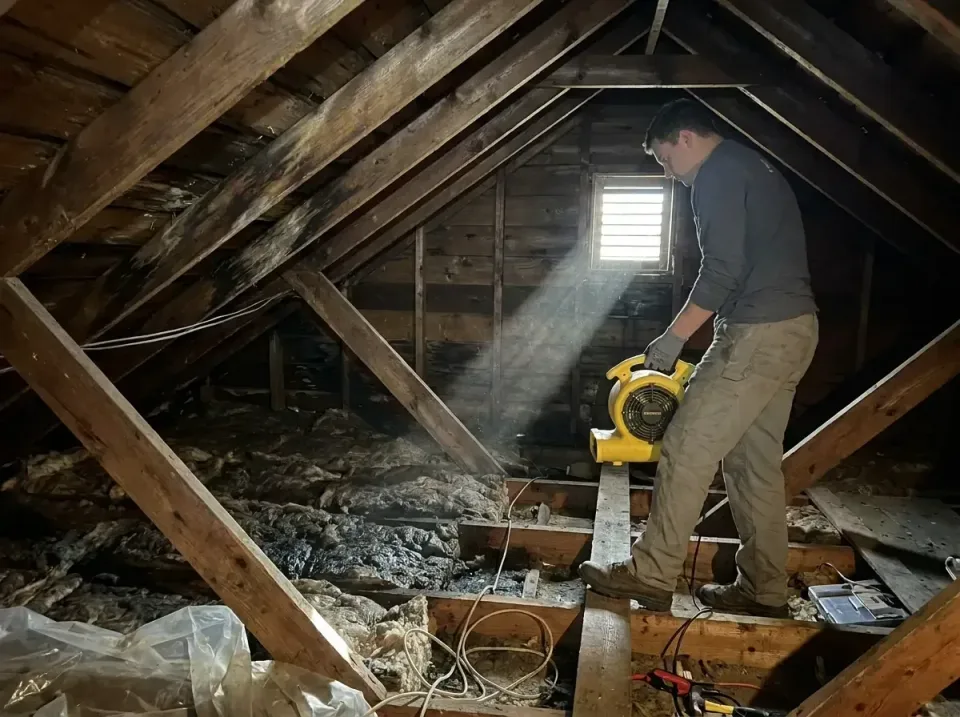 attic-water-damage-drying-proc-007 — frequently asked questions, Emergency Water Extraction & 24/7 Flood Response in La Foll…